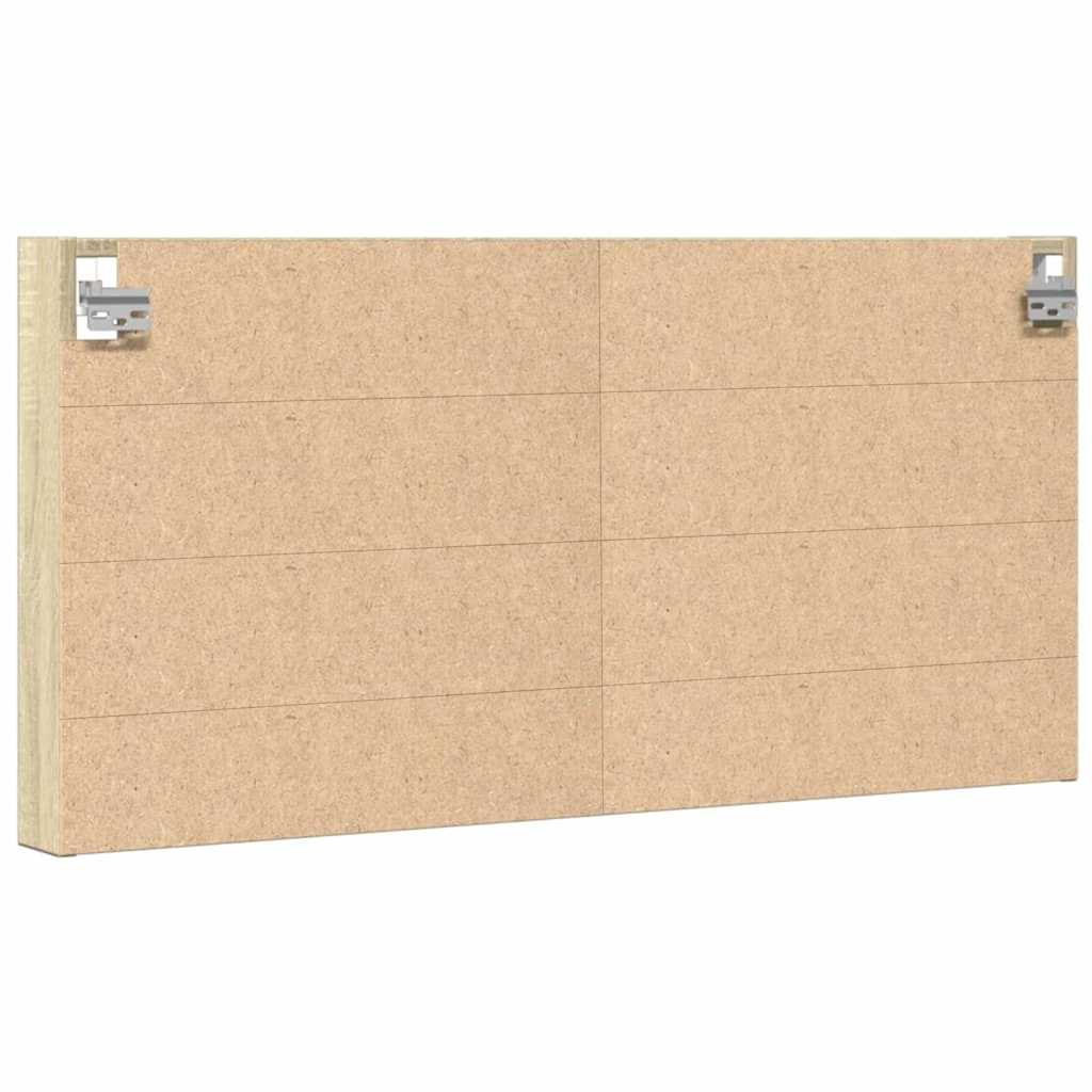 Βιτρίνα Χρώμα Sonoma Δρυς 100x8,5x50 εκ. από Επεξεργασμένο Ξύλο - Pakobazaar