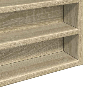 Βιτρίνα Χρώμα Sonoma Δρυς 100x8,5x50 εκ. από Επεξεργασμένο Ξύλο - Pakobazaar