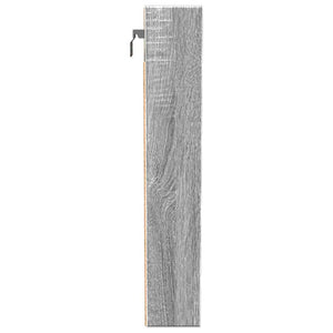 Βιτρίνα Γκρι Sonoma 100x8,5x50 εκ. από Επεξεργασμένο Ξύλο - Pakobazaar