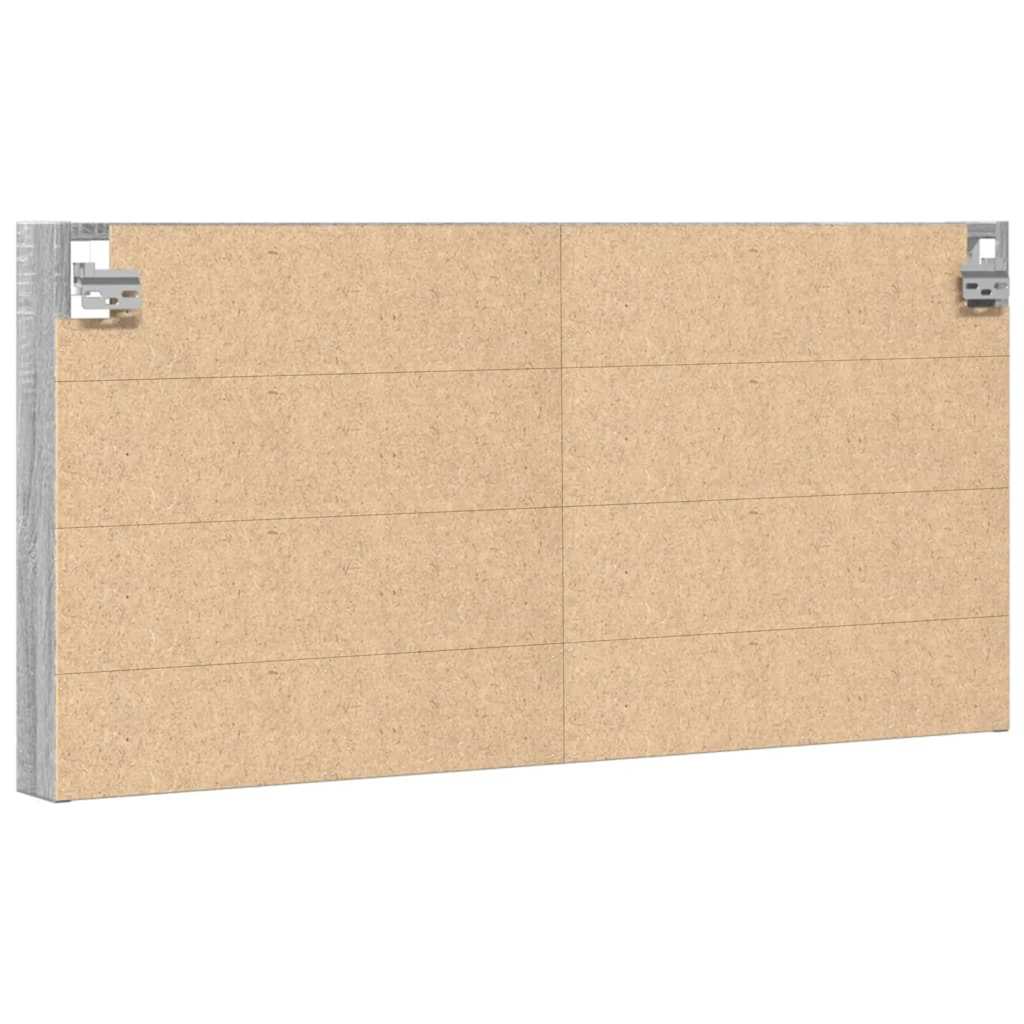 Βιτρίνα Γκρι Sonoma 100x8,5x50 εκ. από Επεξεργασμένο Ξύλο - Pakobazaar