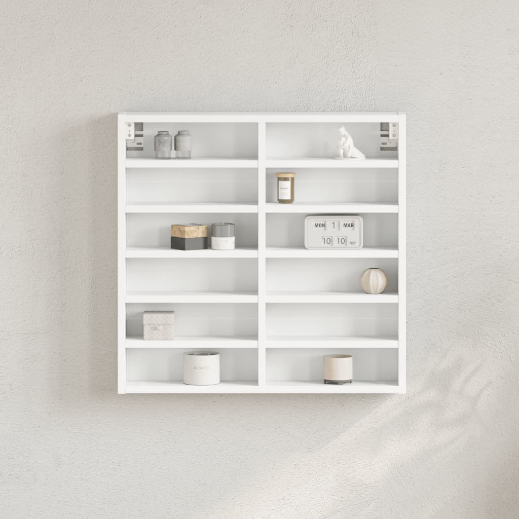 Ραφιέρα Λευκή 60 x 8,5 x 58 εκ. από Επεξεργασμένο Ξύλο