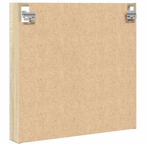 Βιτρίνα Χρώμα Sonoma Δρυς 60x8,5x58 εκ. από Επεξεργασμένο Ξύλο
