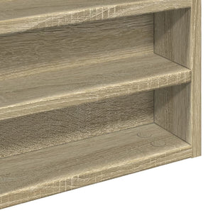 Βιτρίνα Χρώμα Sonoma Δρυς 60x8,5x58 εκ. από Επεξεργασμένο Ξύλο