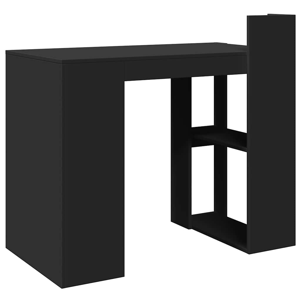 Γραφείο Μαύρο 103,5x56,5x94 εκ. από Επεξεργασμένο Ξύλο