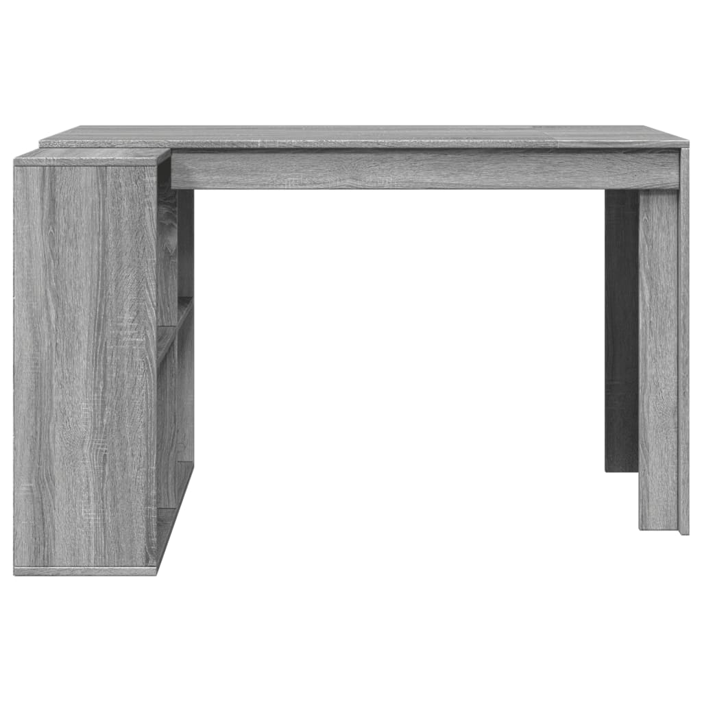 Γραφείο Γκρι Sonoma 123,5x73,5x75 εκ. από Επεξεργασμένο Ξύλο - Pakobazaar