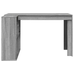 Γραφείο Γκρι Sonoma 123,5x73,5x75 εκ. από Επεξεργασμένο Ξύλο - Pakobazaar