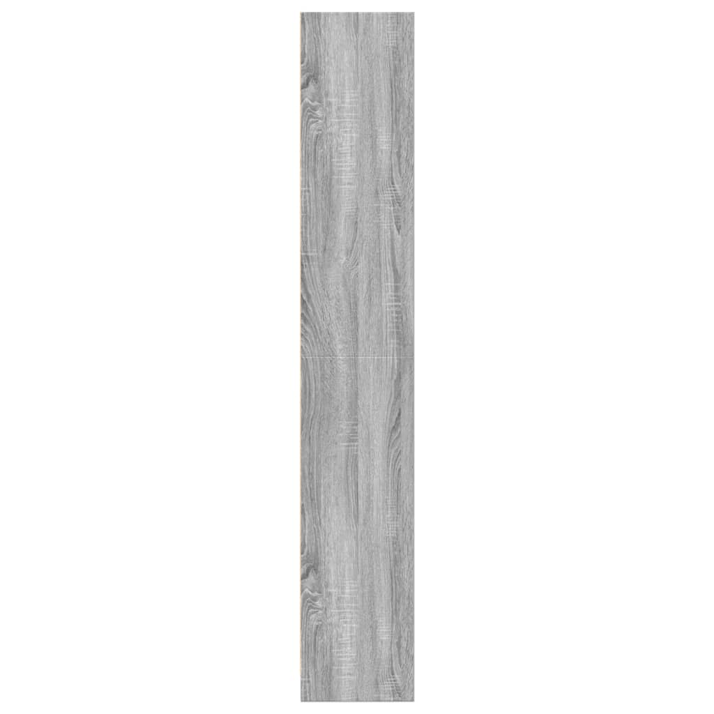 Βιβλιοθήκη Γκρι Sonoma 57x28,5x174 εκ. από Επεξεργασμένο Ξύλο