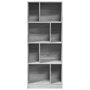 Βιβλιοθήκη Γκρι Sonoma 57x28,5x141 εκ. από Επεξεργασμένο Ξύλο