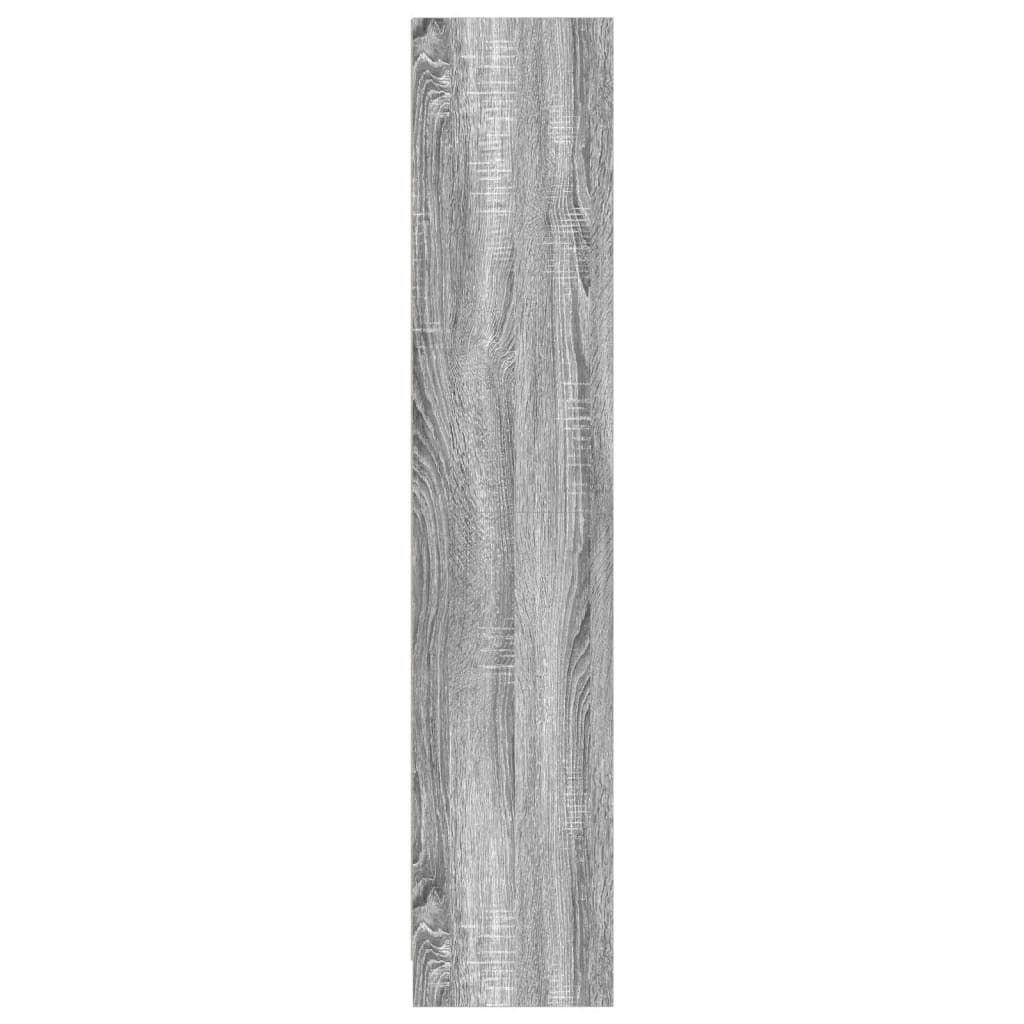 Βιβλιοθήκη Γκρι Sonoma 57x28,5x141 εκ. από Επεξεργασμένο Ξύλο