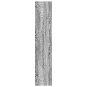 Βιβλιοθήκη Γκρι Sonoma 57x28,5x141 εκ. από Επεξεργασμένο Ξύλο