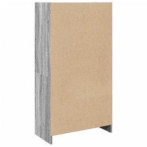 Βιβλιοθήκη Γκρι Sonoma 57x28,5x107,5 εκ. από Επεξεργασμένο Ξύλο - Pakobazaar