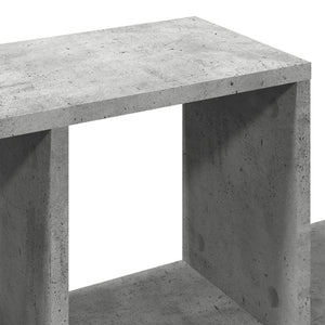 Ράφι Τοίχου Γκρι Σκυροδέματος 100x20x53 εκ. Επεξεργασμένο Ξύλο - Pakobazaar
