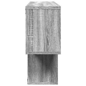 Ραφιέρα Τοίχου Γκρι Sonoma 100x20x53 εκ. Επεξεργασμένο Ξύλο
