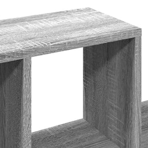 Ραφιέρα Τοίχου Γκρι Sonoma 100x20x53 εκ. Επεξεργασμένο Ξύλο