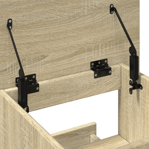 Αναλόγιο με Ροδάκια & Συρτάρι Sonoma Δρυς 55x55x107εκ Επεξ Ξύλο
