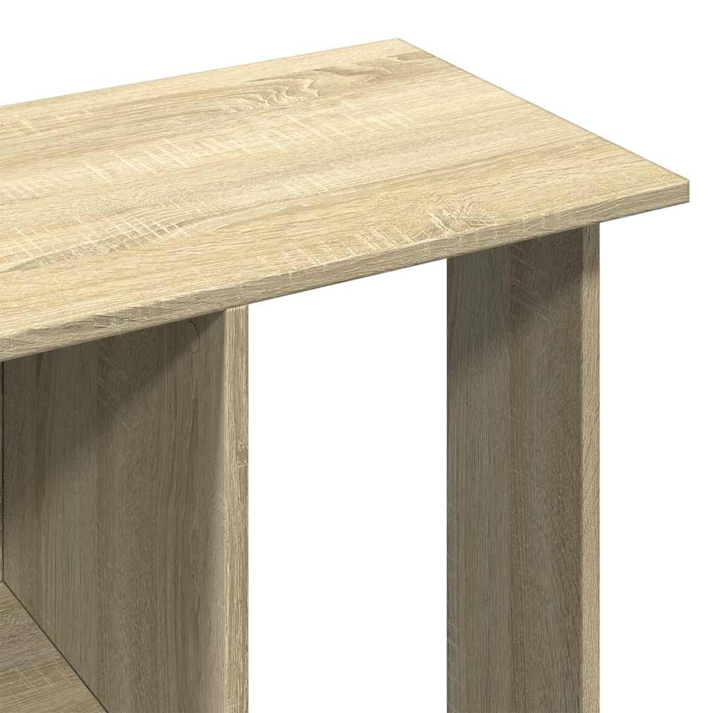 Ντουλάπα με Ροδάκια Sonoma Δρυς 102x38x110 εκ. από Επεξ. Ξύλο
