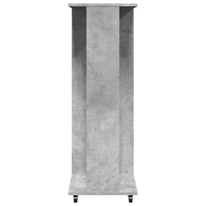 Ντουλάπα με Ροδάκια Γκρι Σκυρ. 102x38x110εκ. Επεξεργασμένο Ξύλο - Pakobazaar