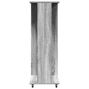 Ντουλάπα με Ροδάκια Γκρι Sonoma 102x38x110 εκ. από Επεξ. Ξύλο