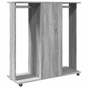Ντουλάπα με Ροδάκια Γκρι Sonoma 102x38x110 εκ. από Επεξ. Ξύλο