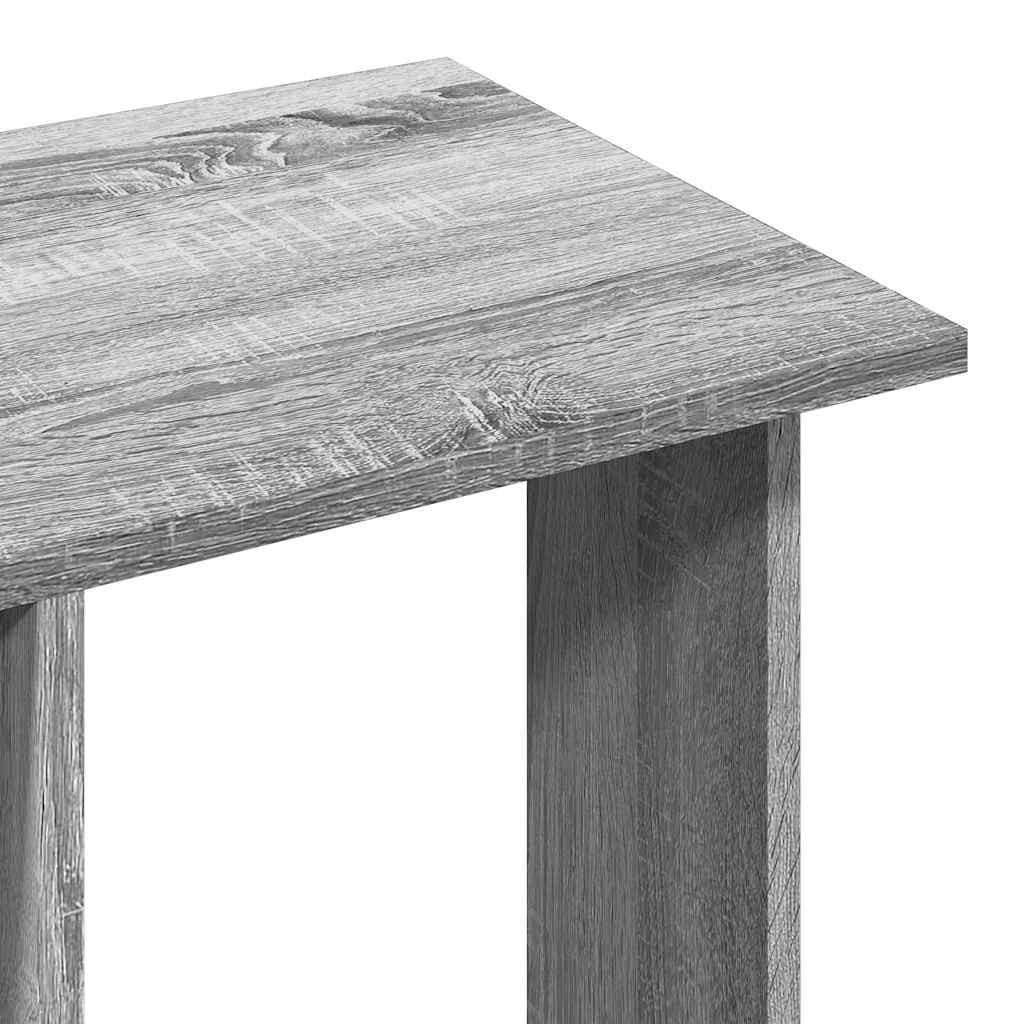 Ντουλάπα με Ροδάκια Γκρι Sonoma 102x38x110 εκ. από Επεξ. Ξύλο