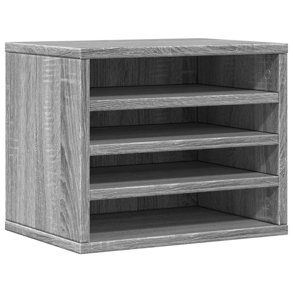 Έπιπλο Οργάνωσης Γραφείου Γκρι Sonoma 36x26x29,5εκ Επεξ. Ξύλο