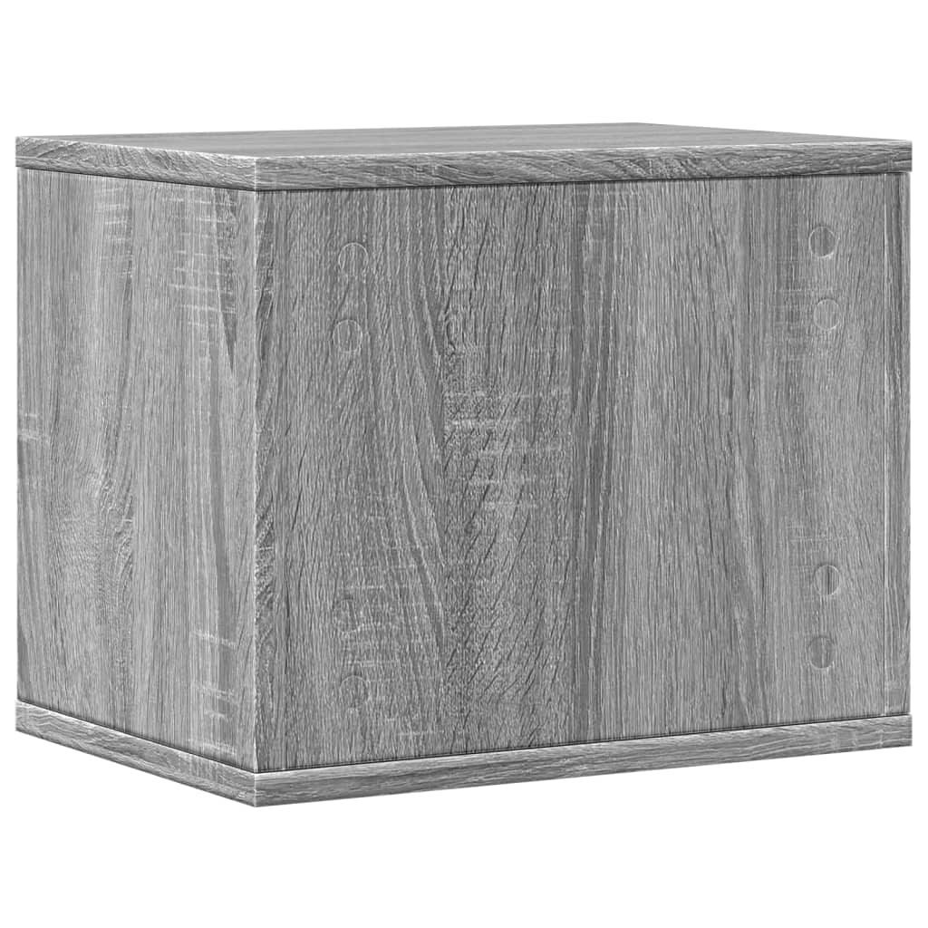 Έπιπλο Οργάνωσης Γραφείου Γκρι Sonoma 36x26x29,5εκ Επεξ. Ξύλο