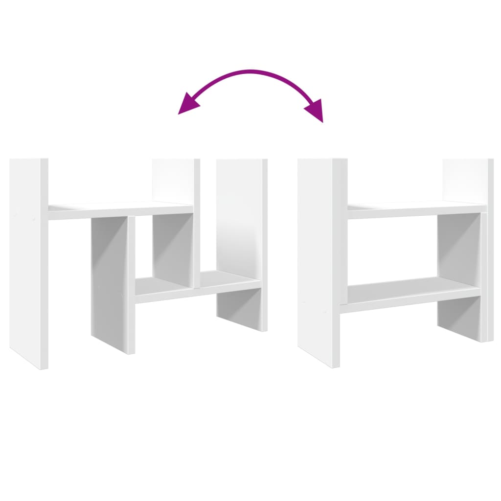 Έπιπλο Οργάνωσης Γραφείου Λευκό 34,5x15,5x35,5 εκ. Επεξ. Ξύλο - Pakobazaar