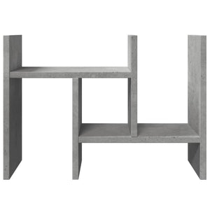 Έπιπλο Οργάνωσης Γραφείου Γκρι Σκυρ 34,5x15,5x35,5εκ Επεξ. Ξύλο - Pakobazaar