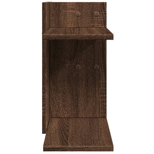 Έπιπλο Οργάνωσης Γραφείου Καφέ Δρυς 42x21,5x42 εκ Επεξ. Ξύλο