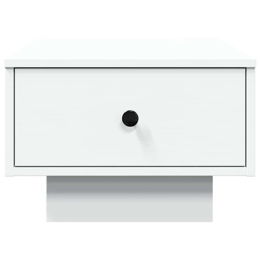 Τραπεζάκι Σαλονιού Λευκό 60x45x31 εκ. Επεξεργασμένο Ξύλο