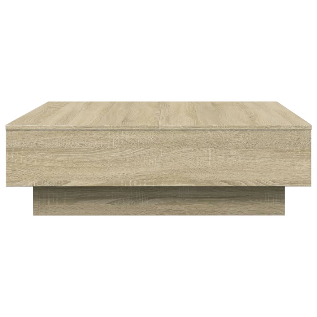 Τραπεζάκι Σαλονιού Sonoma Δρυς 90x90x28 εκ. Επεξεργασμένο Ξύλο - Pakobazaar