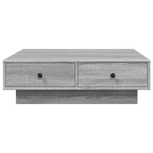 Τραπεζάκι Σαλονιού Γκρι Sonoma 90x90x28 εκ. Επεξεργασμένο Ξύλο