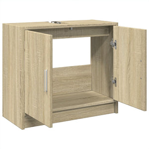 Ντουλάπι Νιπτήρα Sonoma Δρυς 63x29x55 εκ. Επεξεργασμένο Ξύλο