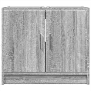 Ντουλάπι Νιπτήρα Grey Sonoma 63x29x55 εκ. Επεξεργασμένο Ξύλο