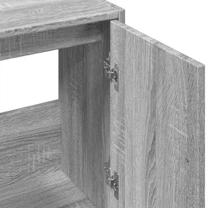 Ντουλάπι Νιπτήρα Grey Sonoma 63x29x55 εκ. Επεξεργασμένο Ξύλο