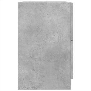 Ντουλάπι Νιπτήρα Γκρι του Σκυροδέματος 40x37x59 εκ. Επεξ. Ξύλο