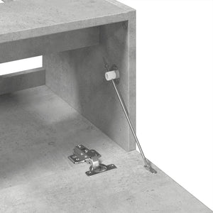 Ντουλάπι Νιπτήρα Γκρι του Σκυροδέματος 40x37x59 εκ. Επεξ. Ξύλο