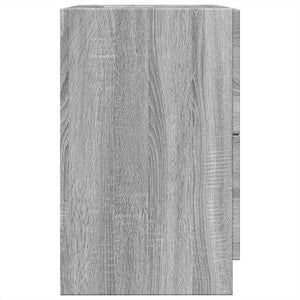 Ντουλάπι Νιπτήρα Γκρι Sonoma 40x37x59 εκ. Επεξεργασμένο Ξύλο