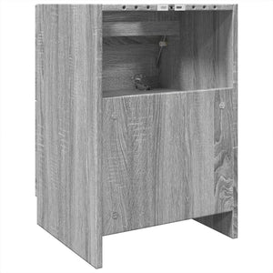 Ντουλάπι Νιπτήρα Γκρι Sonoma 40x37x59 εκ. Επεξεργασμένο Ξύλο