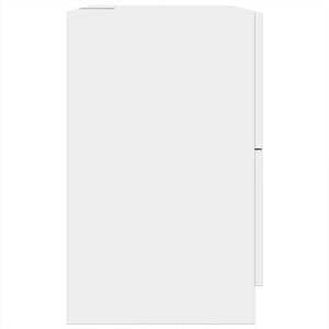 Ντουλάπι Νιπτήρα Λευκό 59x37x59 εκ. Επεξεργασμένο Ξύλο