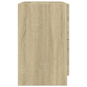 Ντουλάπι Νιπτήρα Sonoma Δρυς 59x37x59 εκ. Επεξεργασμένο Ξύλο