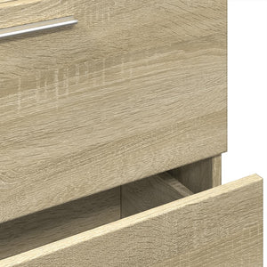 Ντουλάπι Νιπτήρα Sonoma Δρυς 59x37x59 εκ. Επεξεργασμένο Ξύλο