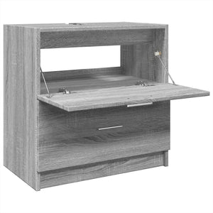 Ντουλάπι Νιπτήρα Grey Sonoma 59x37x59 εκ. Επεξεργασμένο Ξύλο - Pakobazaar