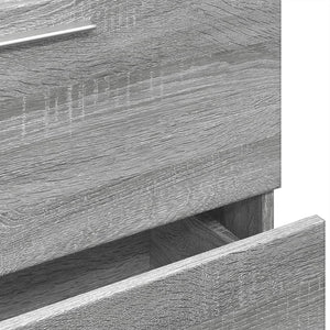 Ντουλάπι Νιπτήρα Grey Sonoma 59x37x59 εκ. Επεξεργασμένο Ξύλο - Pakobazaar