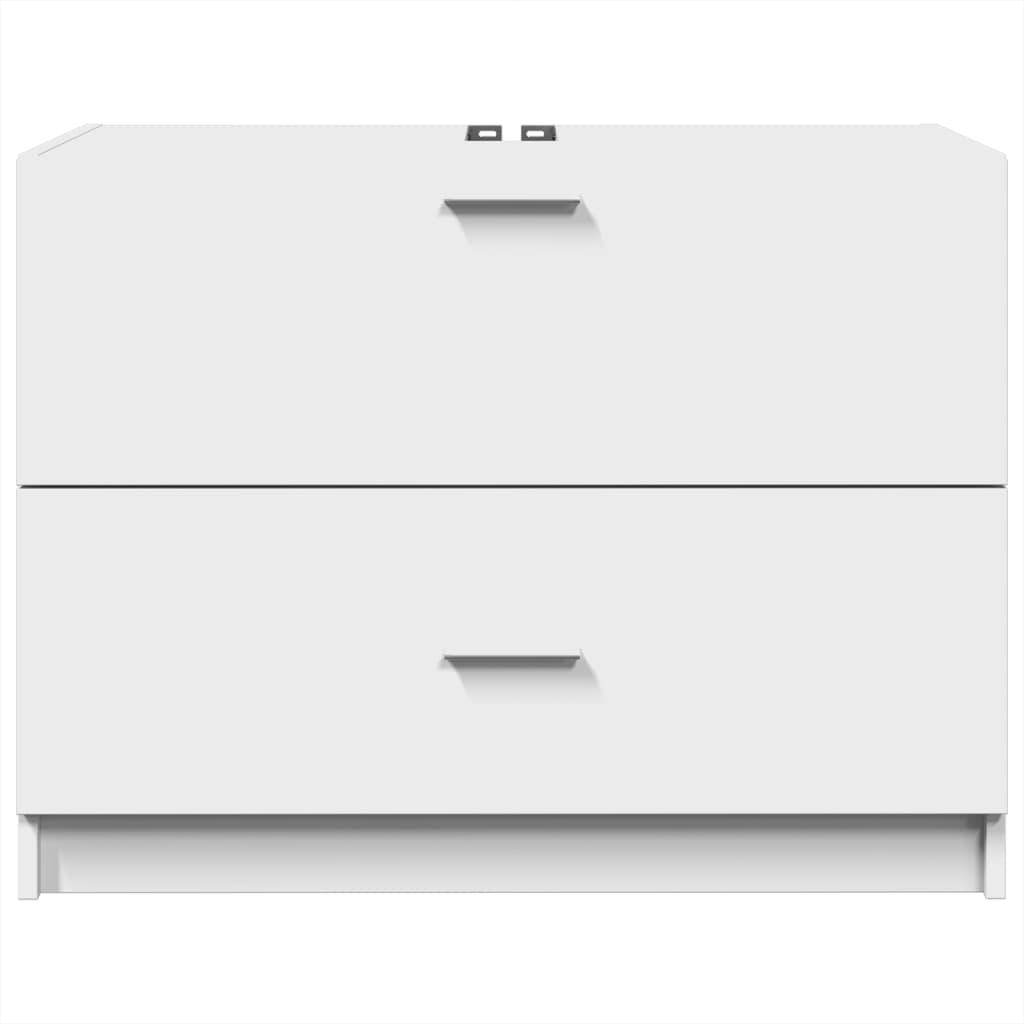 Ντουλάπι Νιπτήρα Λευκό 59x37x59 εκ. Επεξεργασμένο Ξύλο - Pakobazaar