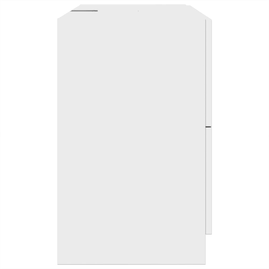 Ντουλάπι Νιπτήρα Λευκό 59x37x59 εκ. Επεξεργασμένο Ξύλο - Pakobazaar