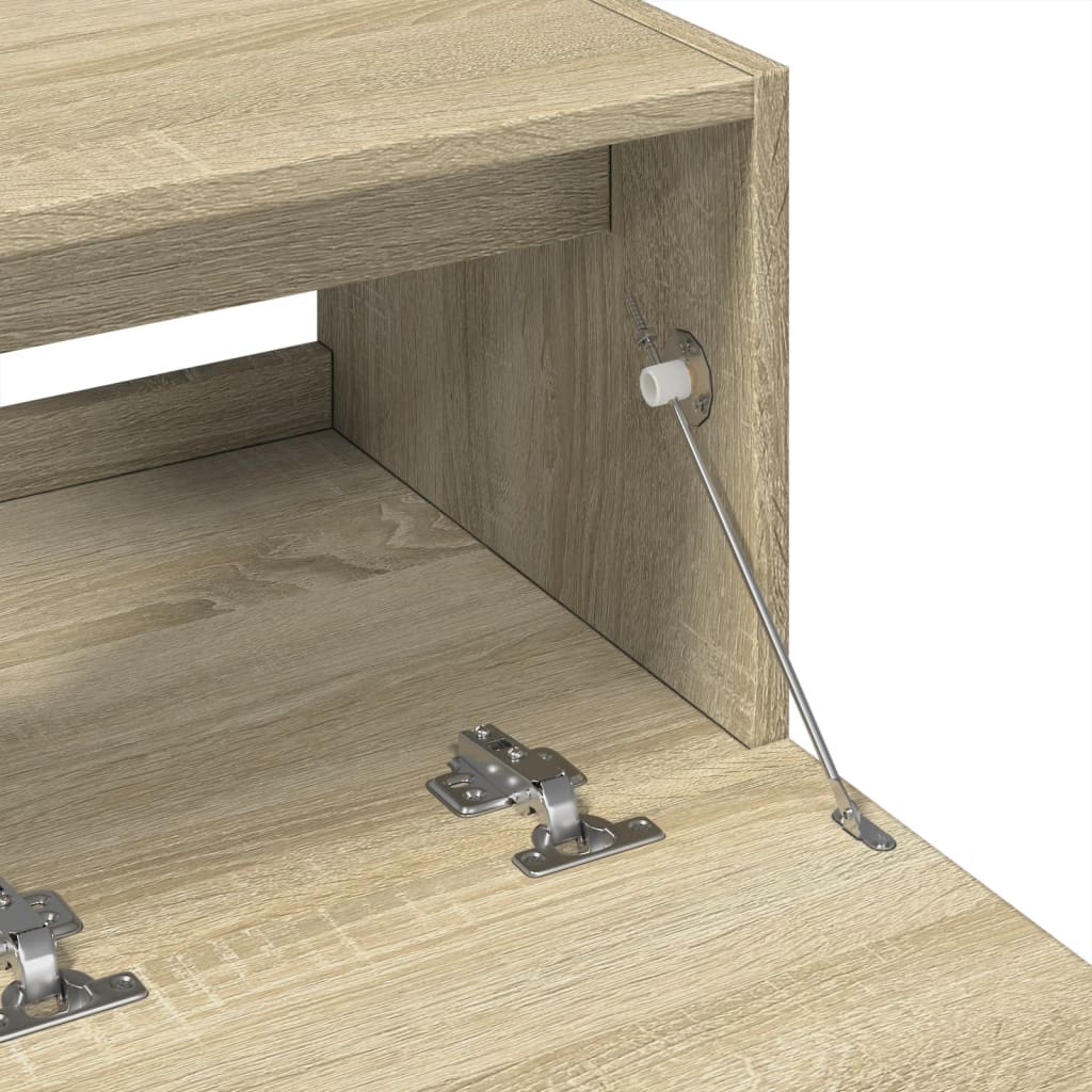 Ντουλάπι Νιπτήρα Sonoma Δρυς 78x37x59 εκ. Επεξεργασμένο Ξύλο - Pakobazaar