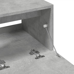 Ντουλάπι Νιπτήρα Γκρι του Σκυροδέματος 78x37x59 εκ. Επεξ. Ξύλο - Pakobazaar