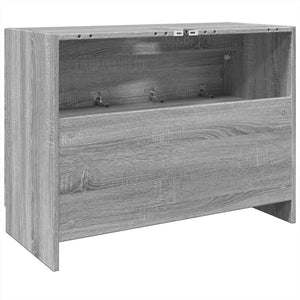 Ντουλάπι Νιπτήρα Grey Sonoma 78x37x59 εκ. Επεξεργασμένο Ξύλο