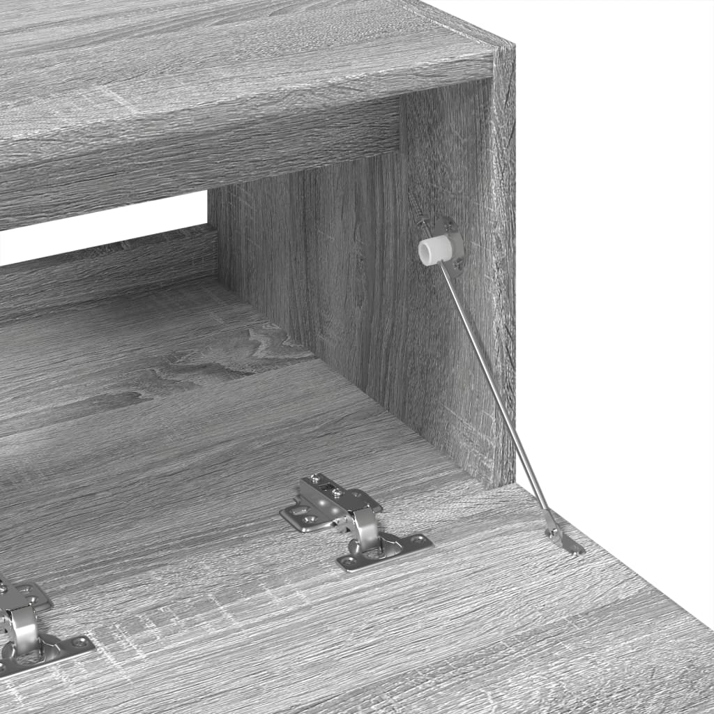 Ντουλάπι Νιπτήρα Grey Sonoma 78x37x59 εκ. Επεξεργασμένο Ξύλο